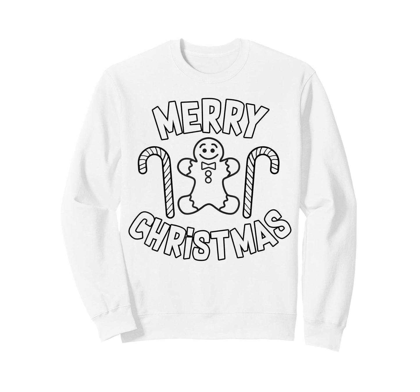 Christmas Coloring Page Shirt, Kids Holiday Gift T-Shirt
