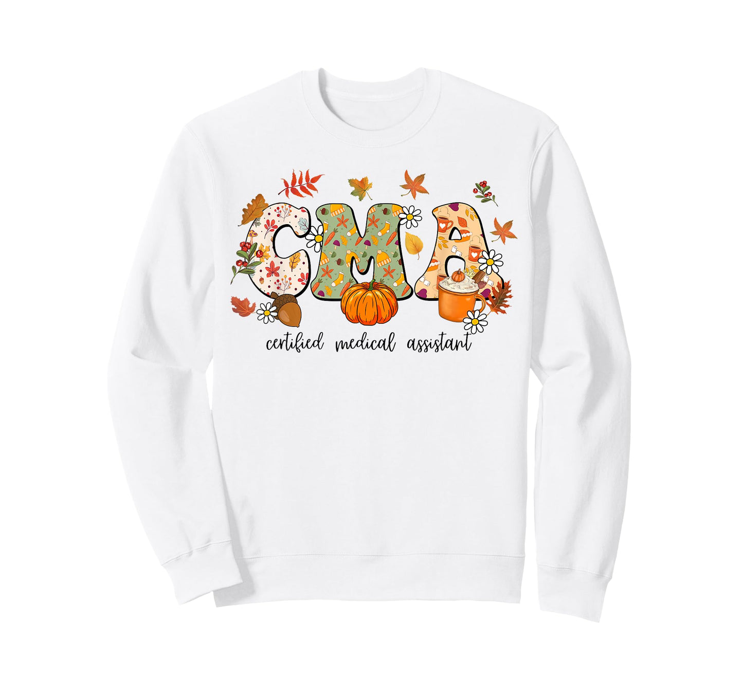 Certified Medical Assistant Autumn Fall Season Thanksgiving T-Shirt