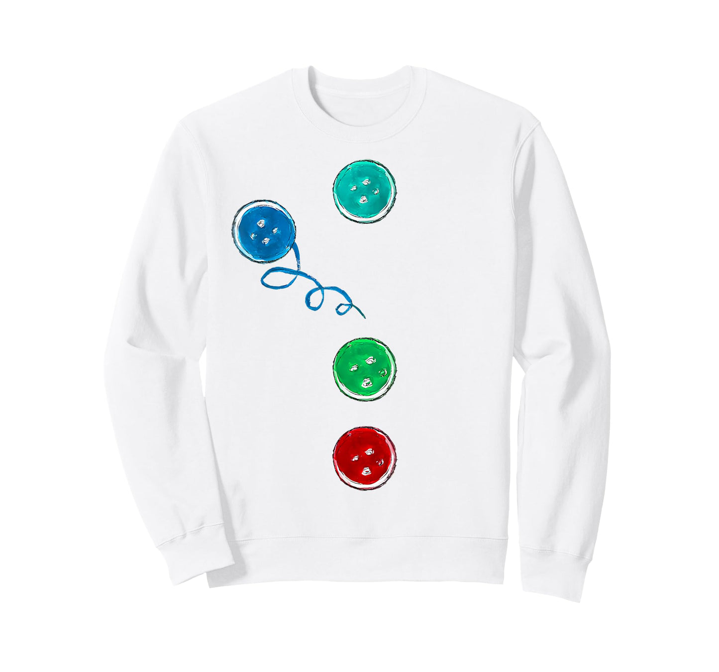 Four Groovy Buttons Blue Cat Funny Halloween Costume Kid T-Shirt