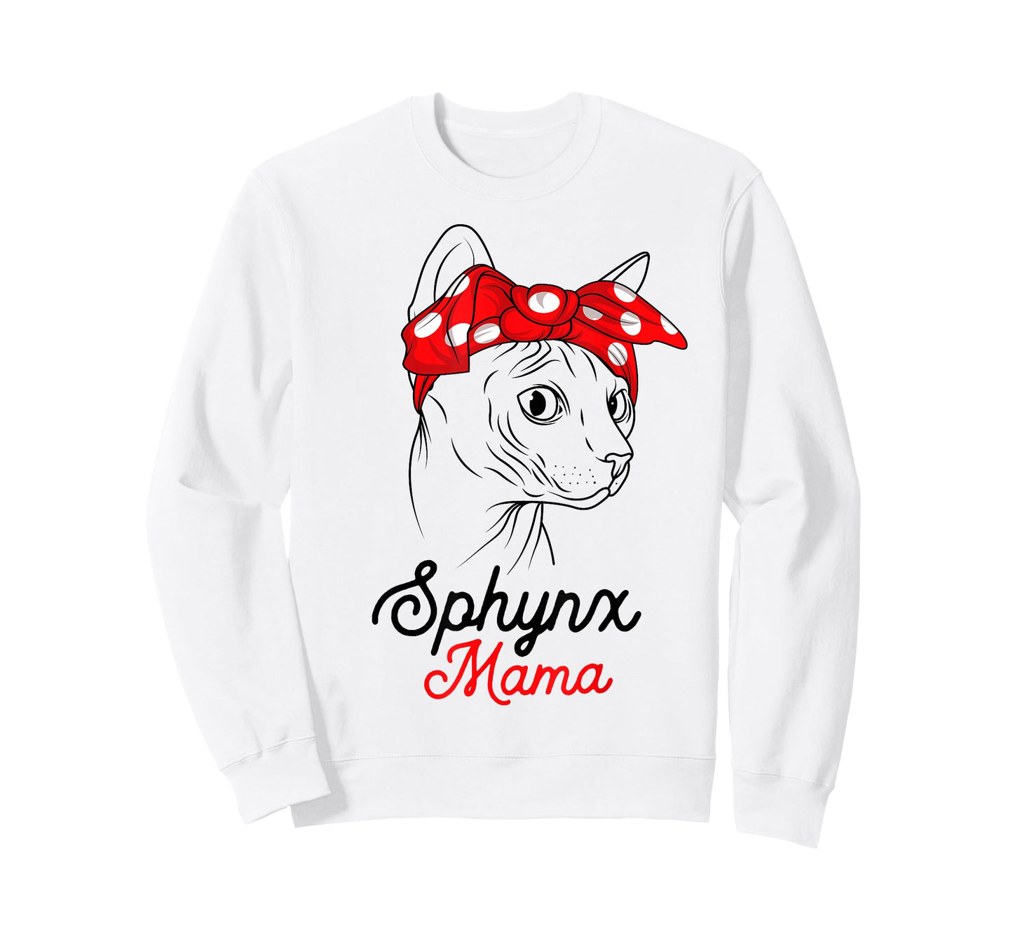 Sphynx Mama Cat Sphinx Hairless Funny Cat Owner Lovers Gift T-Shirt