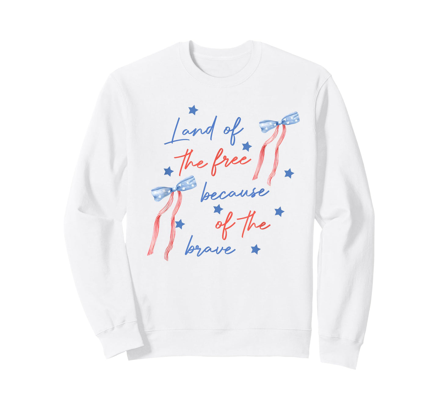 Land Of The Free Because Of The Brave Coquette Memorial Day T-Shirt