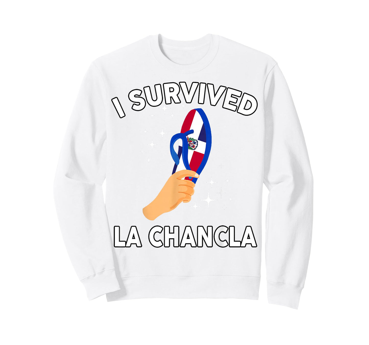 I Survived La Chancla Dominican Republic Flag Mom Mama Women T-Shirt