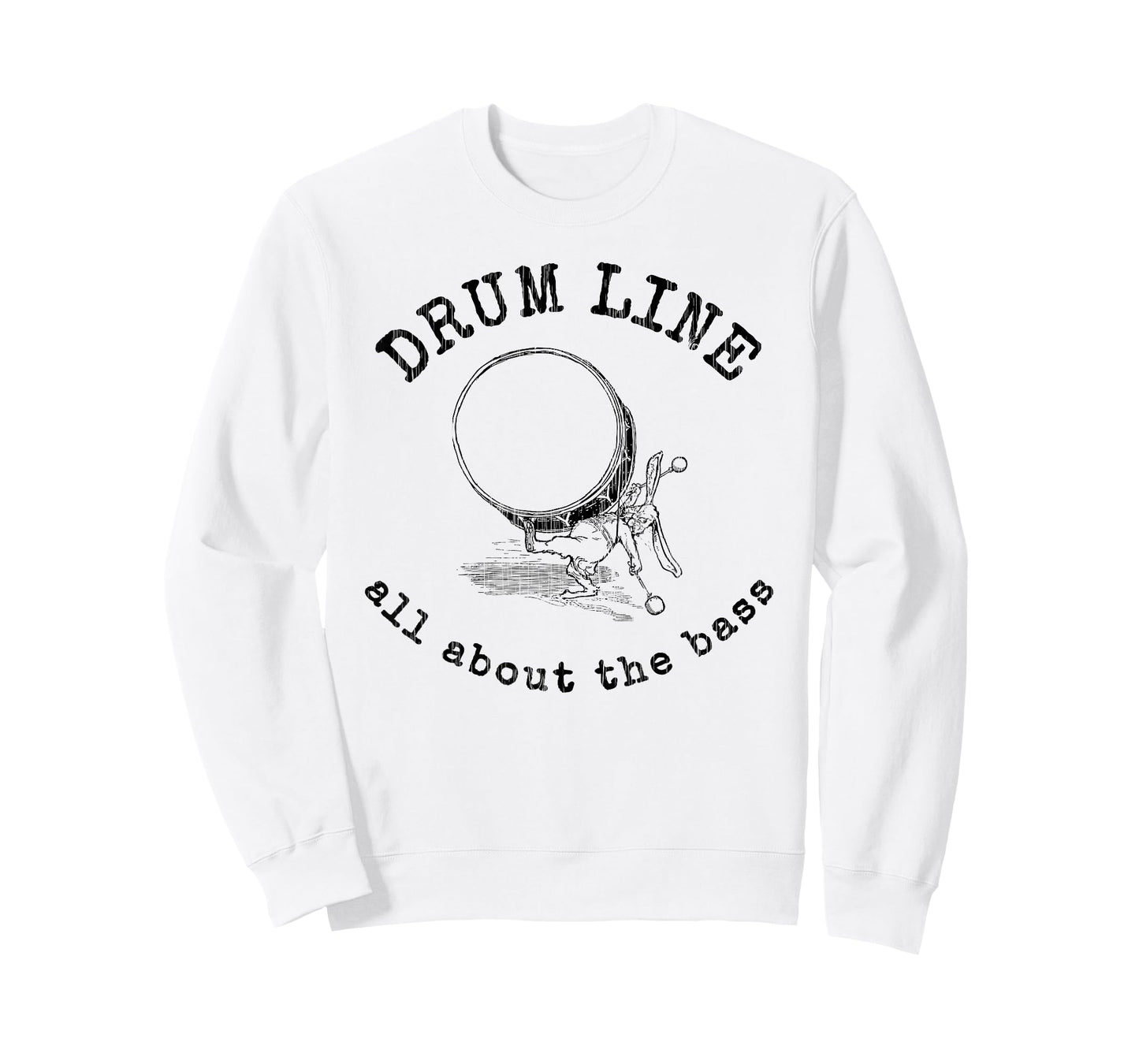 Drum Line - All About The bass tee for Marching Band T-Shirt