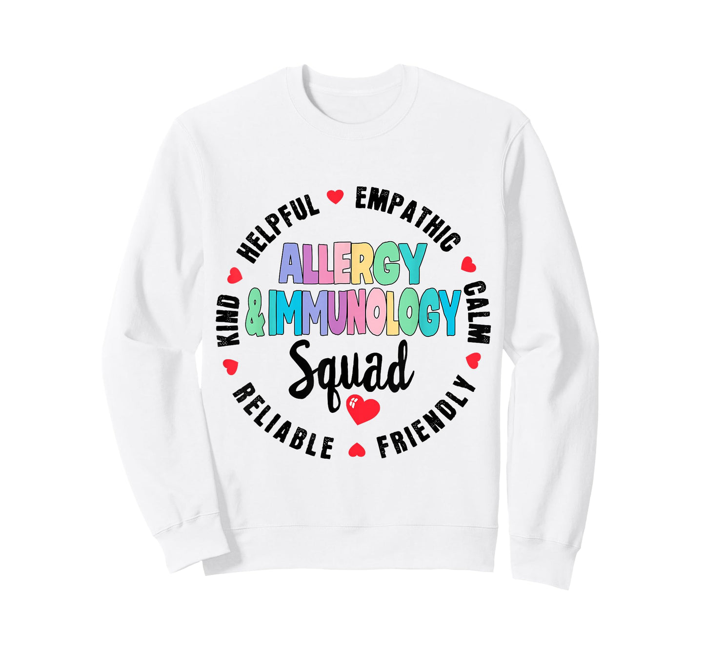 Allergy and Immunology Squad Nurse Team Registered Nursing T-Shirt