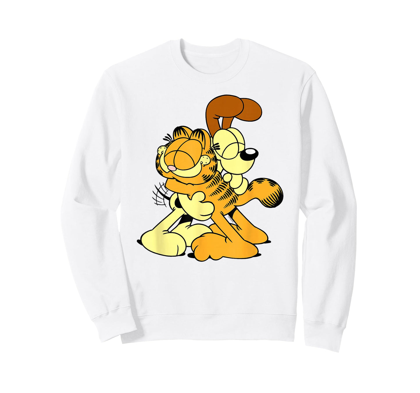 Garfield & Odie Hugging Cute Cartoon Cat and Dog T-Shirt