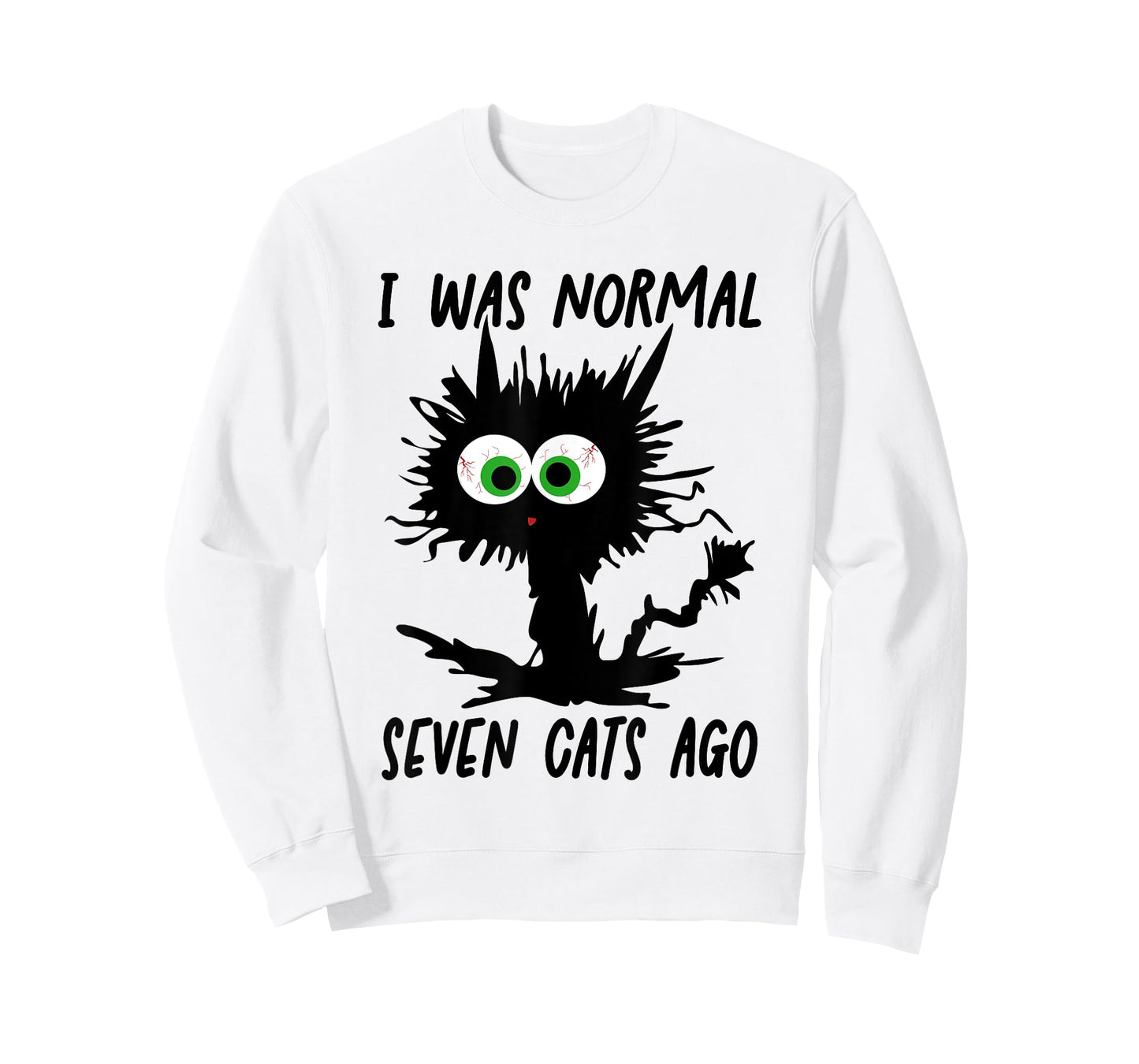 Funny Cat I Was Normal Seven Cats Ago T-Shirt