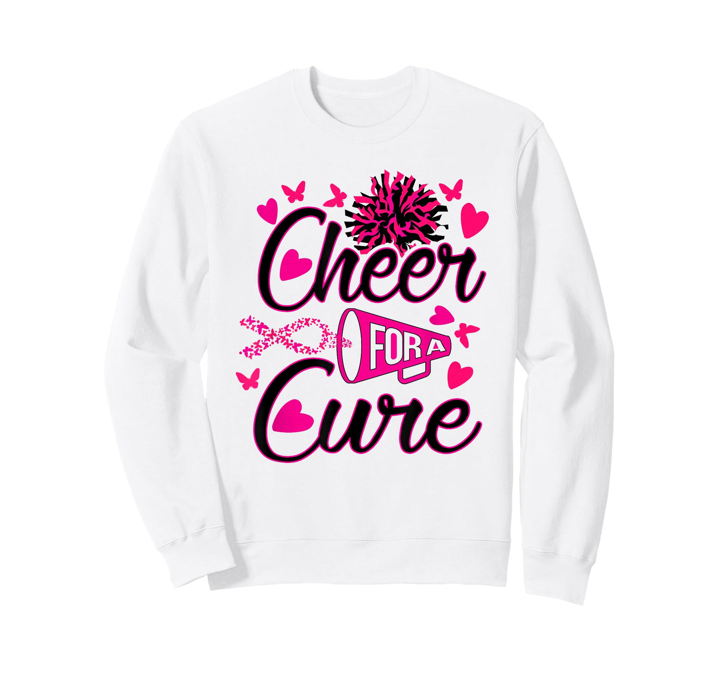 Cheer For The Cure Breast Cancer Awareness T-Shirt