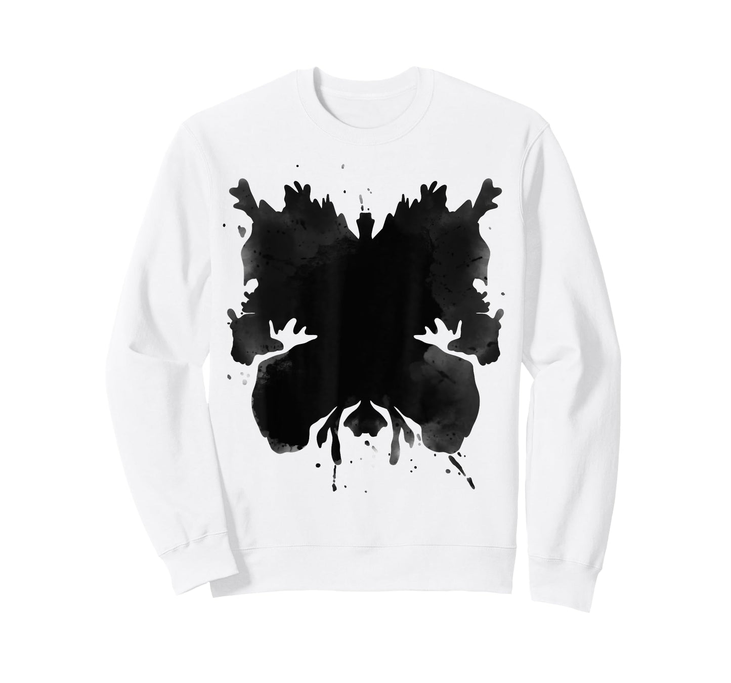 Aesthetic Moth Ink Blot Rorschach Psychology Student Teacher T-Shirt