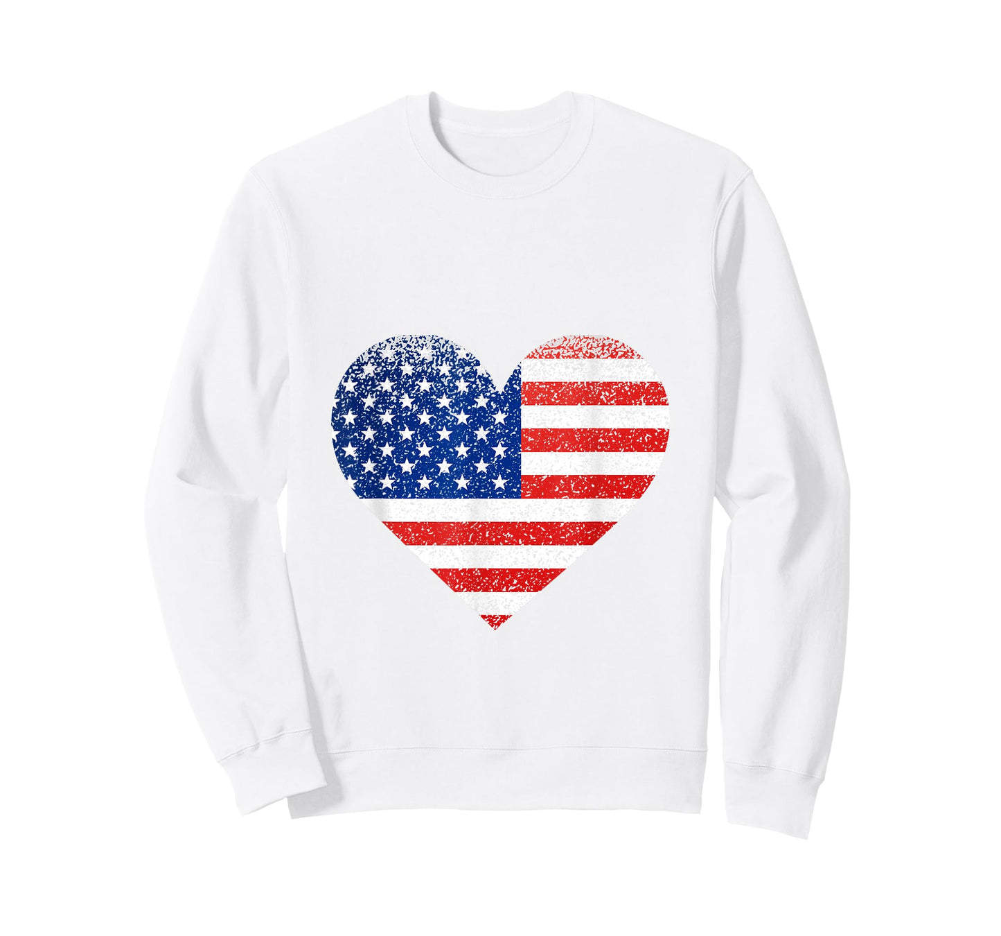 American Flag Heart 4th Of July Fourth 4th of July American T-Shirt for Women Kids Men
