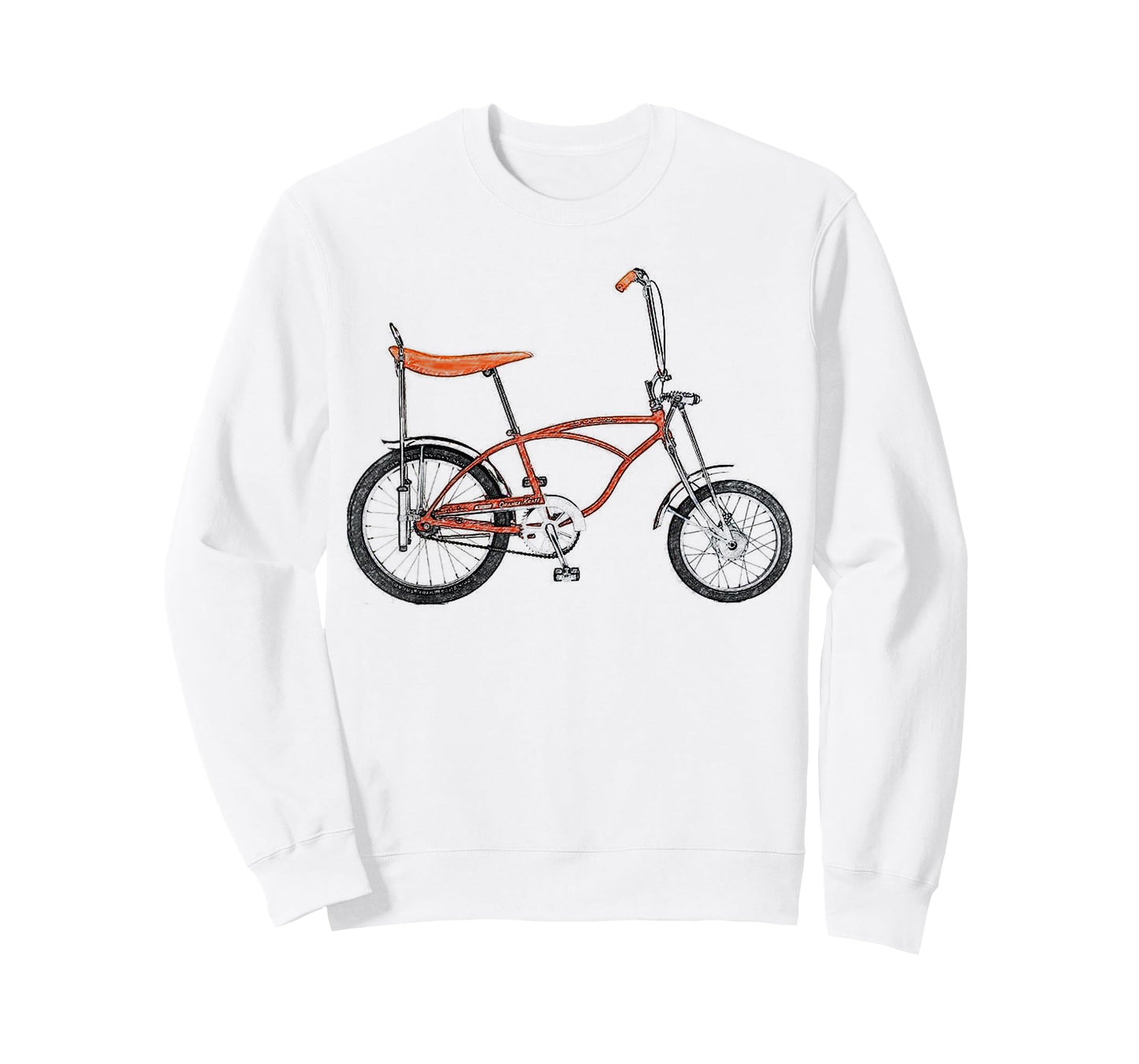 1970s Vintage Retro Banana Seat Bicycle Sketch Tee