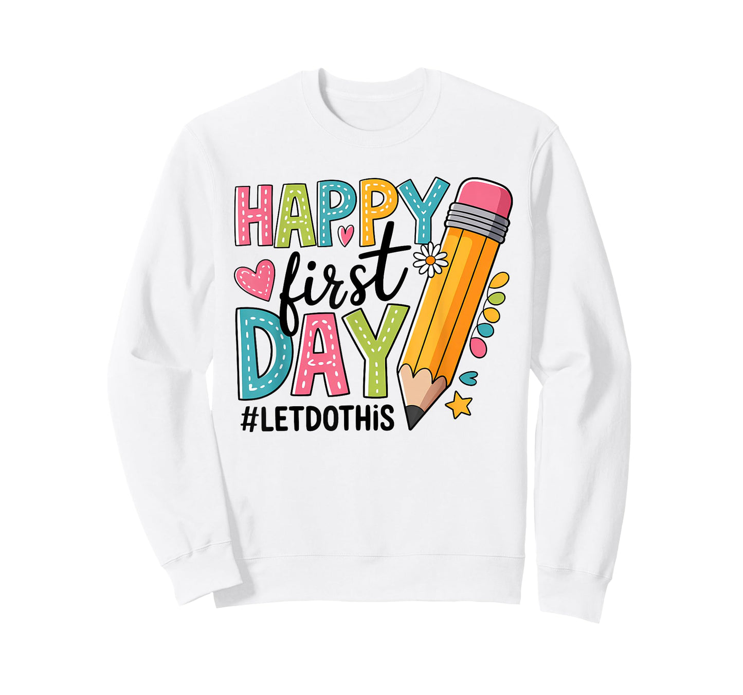 Happy First Day Of School Teacher Girl Boy Back To School T-Shirt