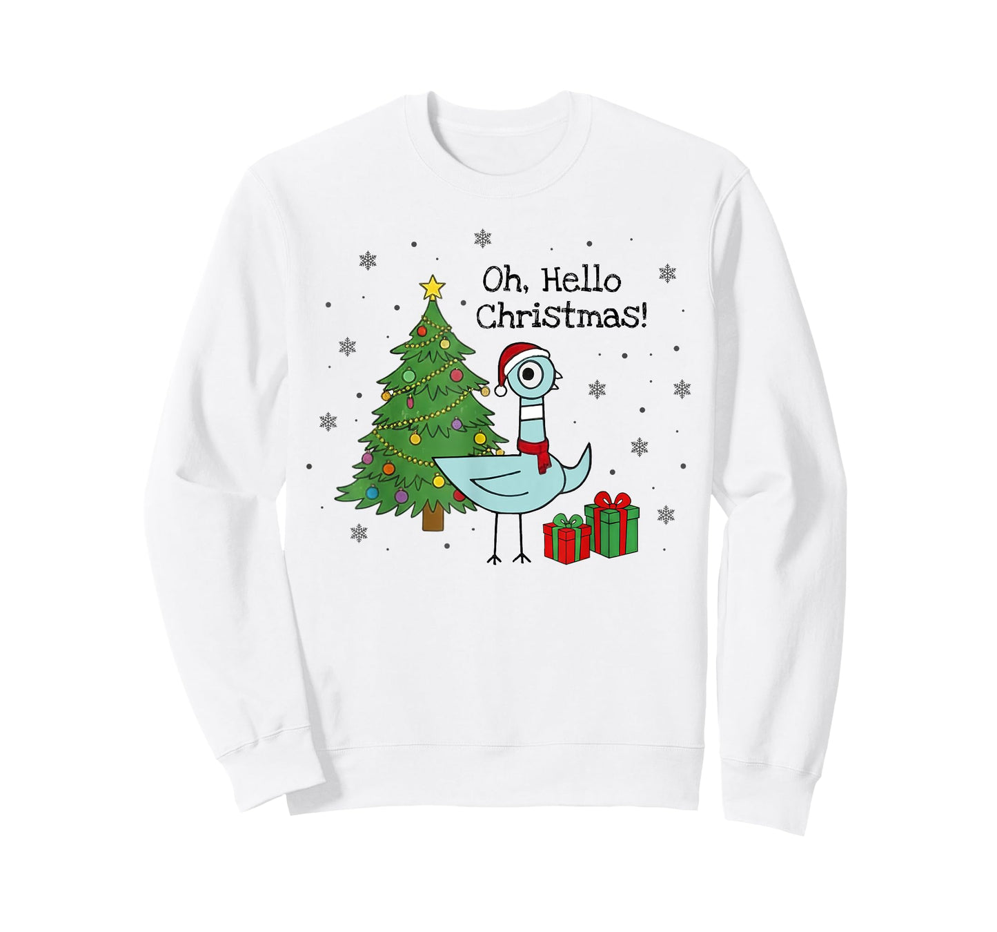 Oh, Hello Christmas Pigeon Shirt Xmas Season Teachers Kids T-Shirt