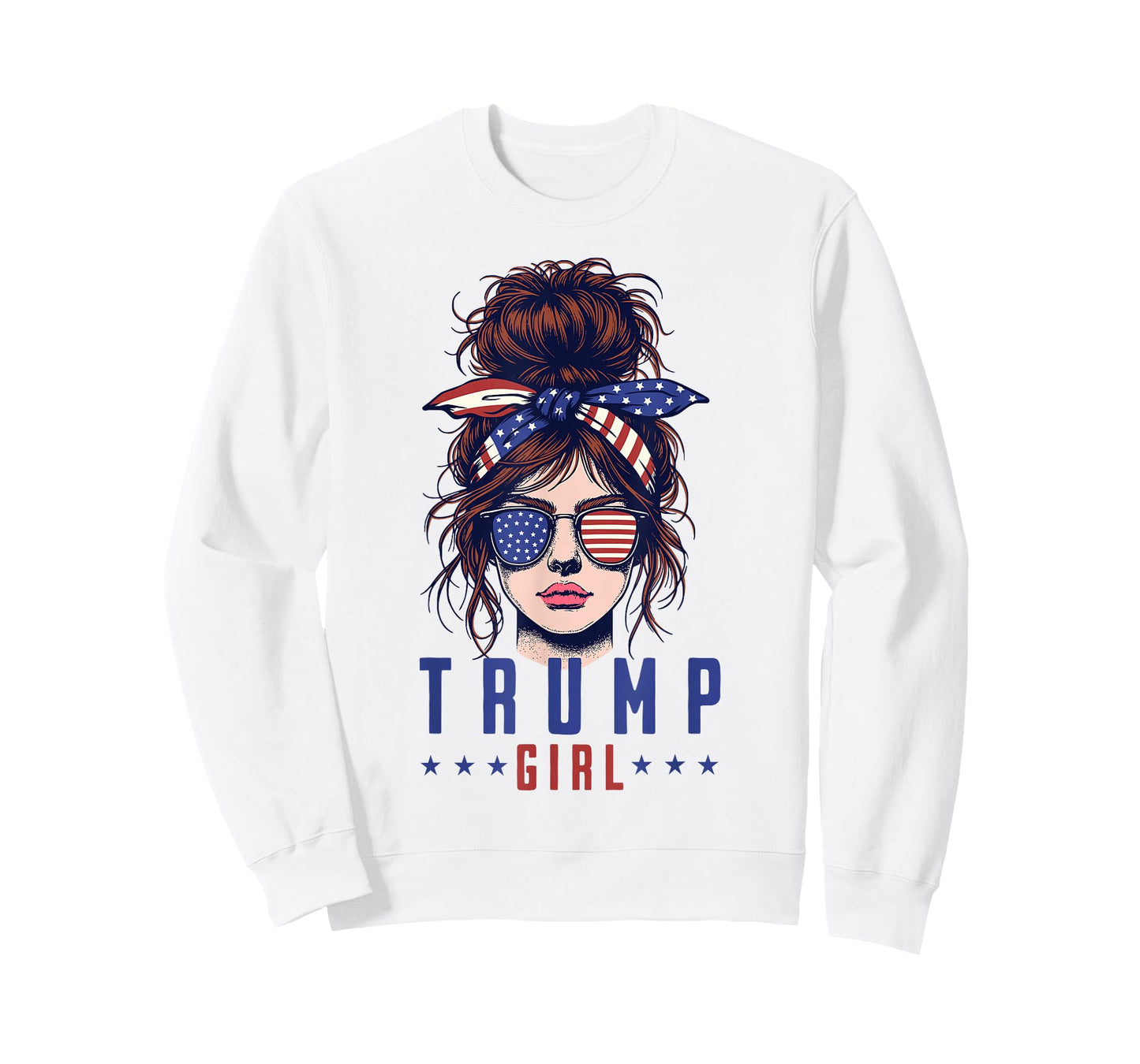 Women Yes I'm A Trump Girl Get Over It Trump 2024 Election T-Shirt