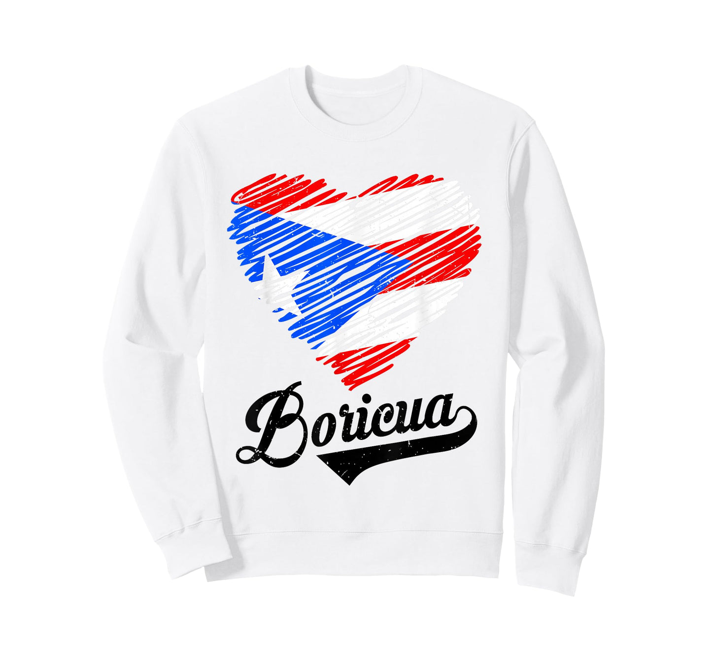 Puerto Rico Flag Heart Boricua Women Rican Hispanic Heritage T-Shirt