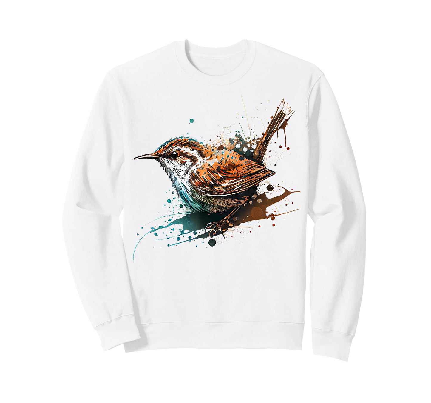 Wren, cute bird painting T-Shirt