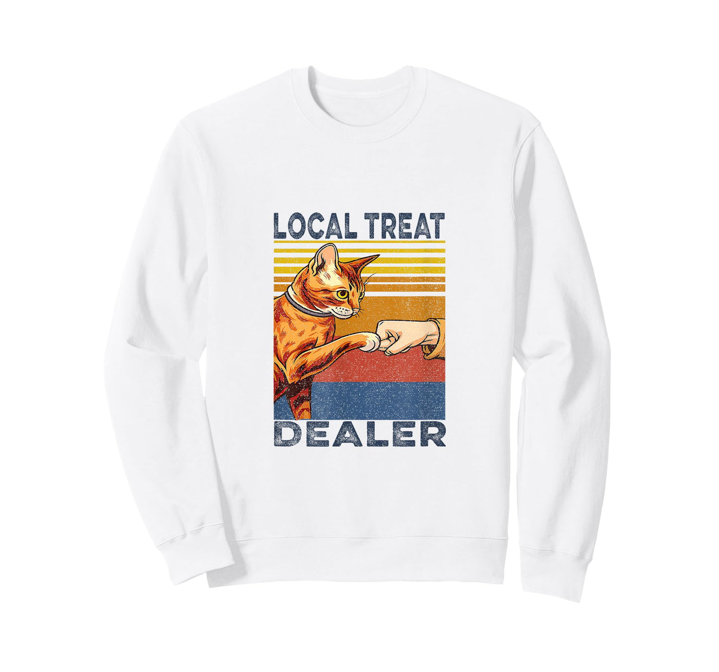 local treat dealer Cute and Funny Cat Kitty Lover Men Women T-Shirt