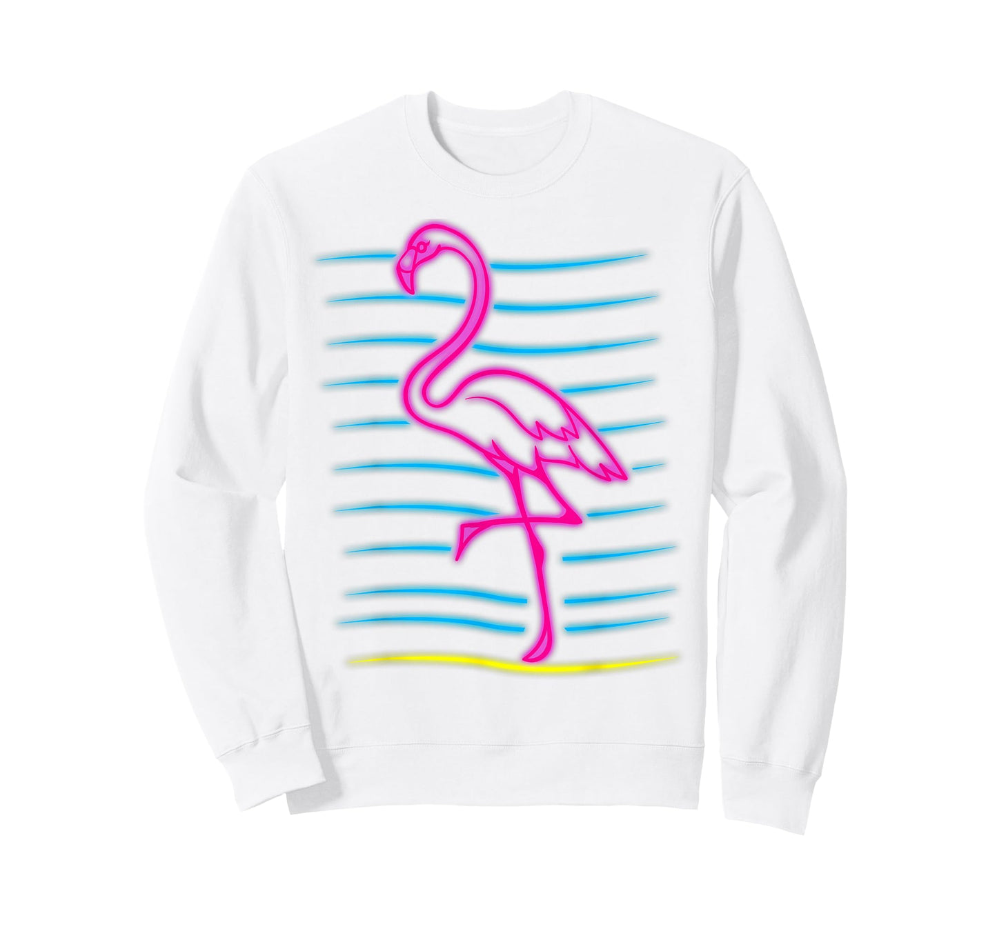 80's Retro Pink Flamingo Bird Shirt | Bird Lover Gift T-Shirt