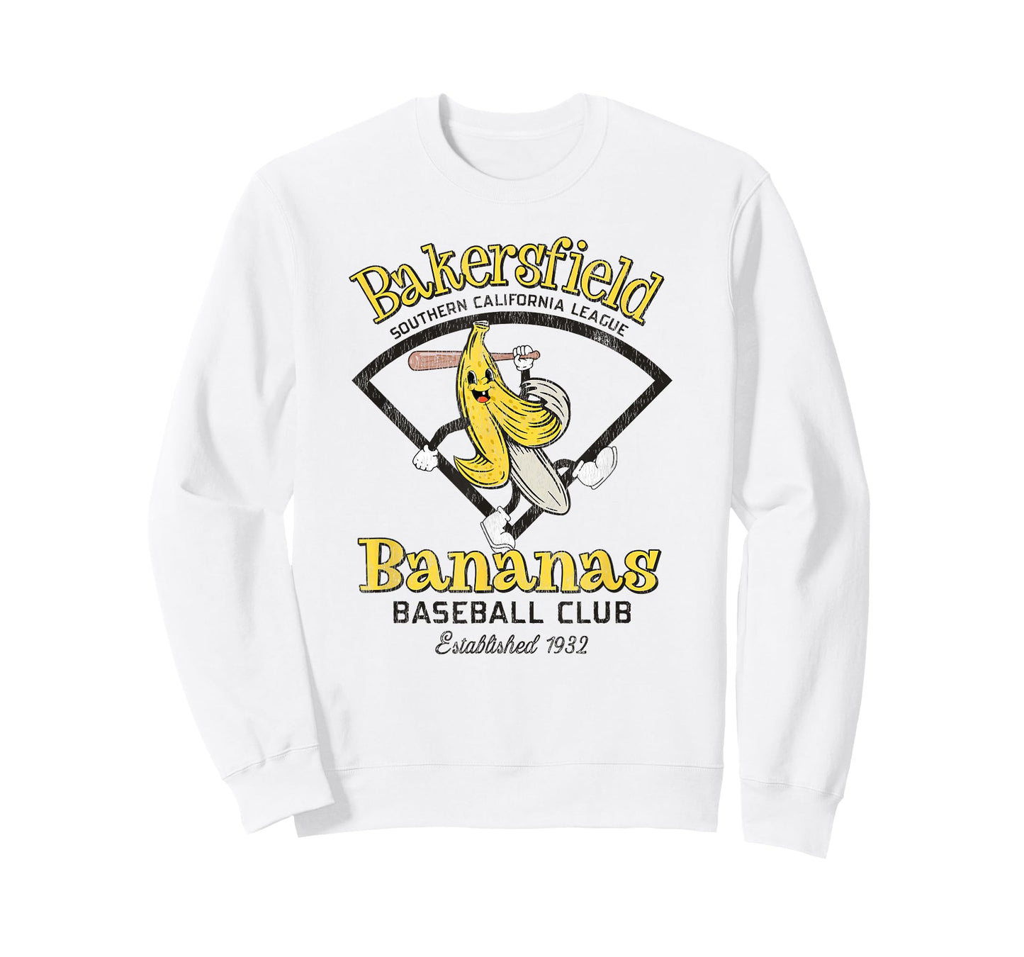 Bakersfield Bananas Minor League Retro Baseball Team T-Shirt