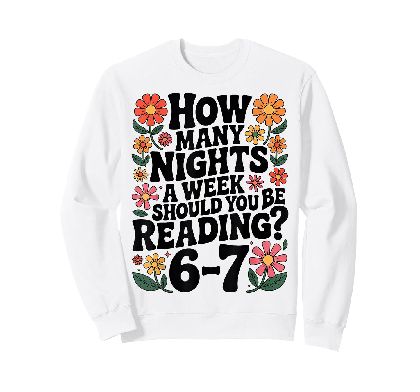 Funny Reading 6 7 Six Seven Meme English Teacher Book Lover T-Shirt