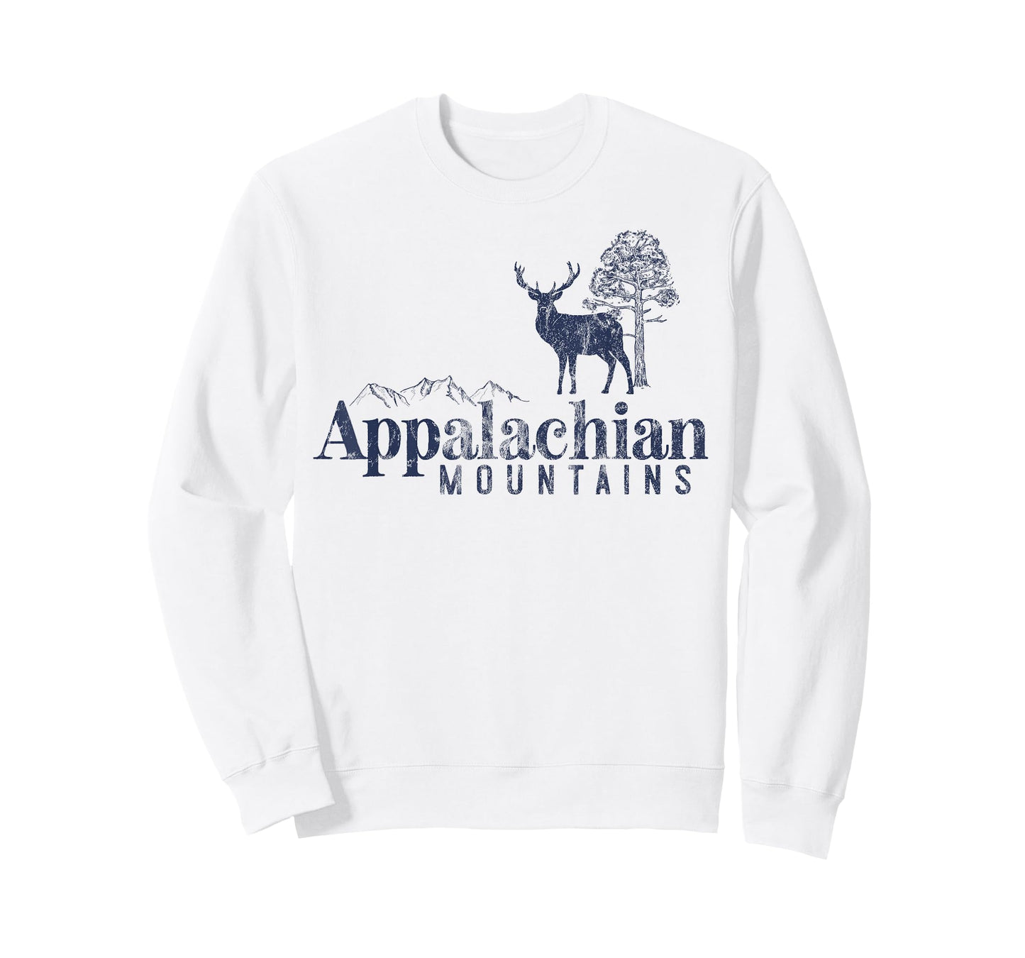 Appalachian Mountains Vintage Retro Style Men Women Outdoors T-Shirt