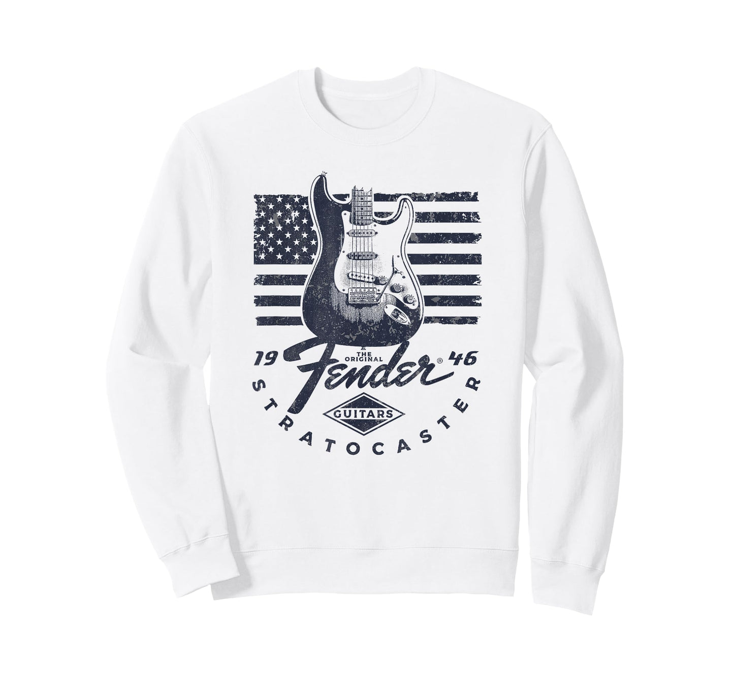 Fender 1946 Stratocaster American Flag Backdrop T-Shirt