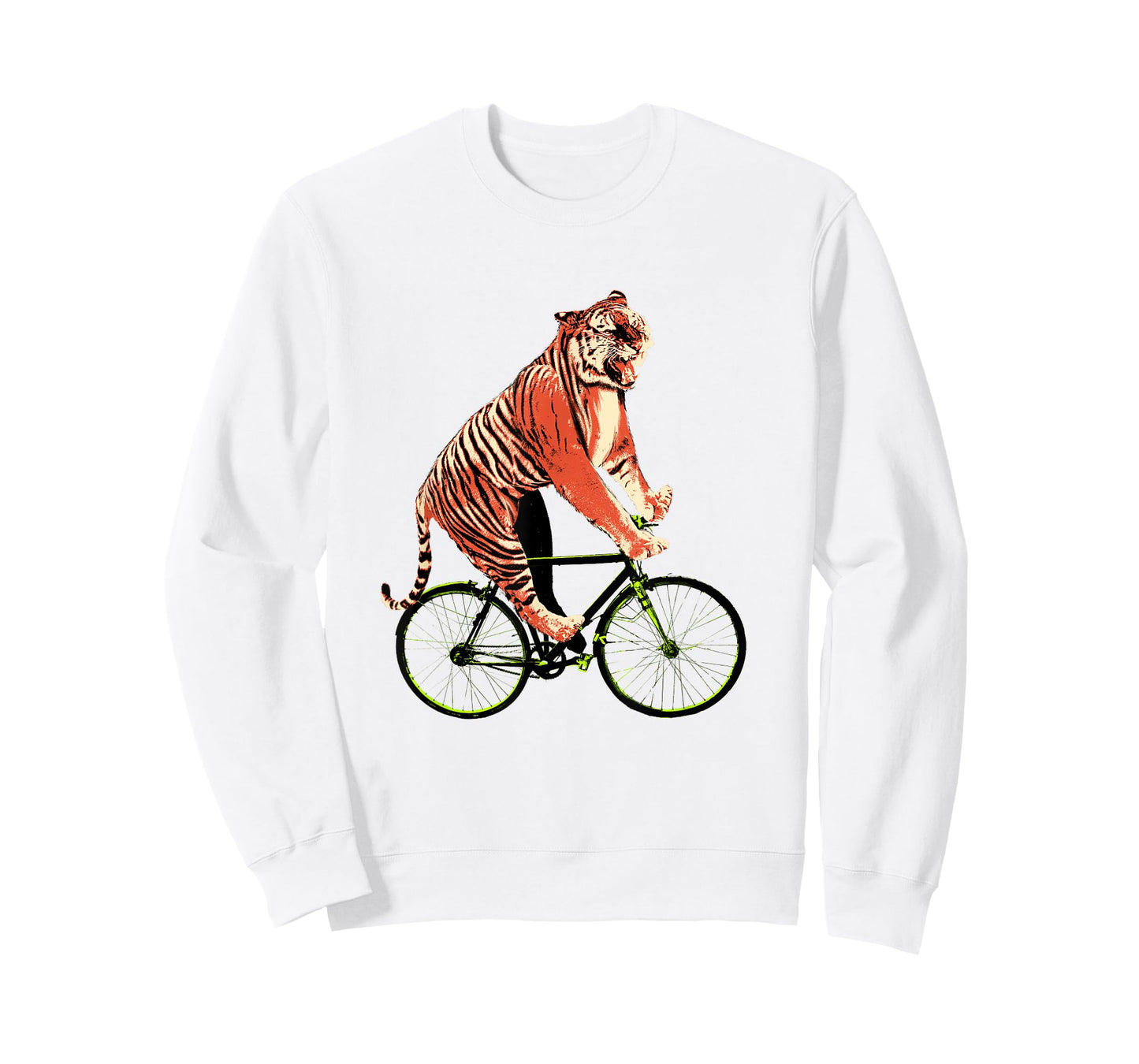 Tiger Riding Bicycle - Funny Tiger gift for a Cyclist T-Shirt