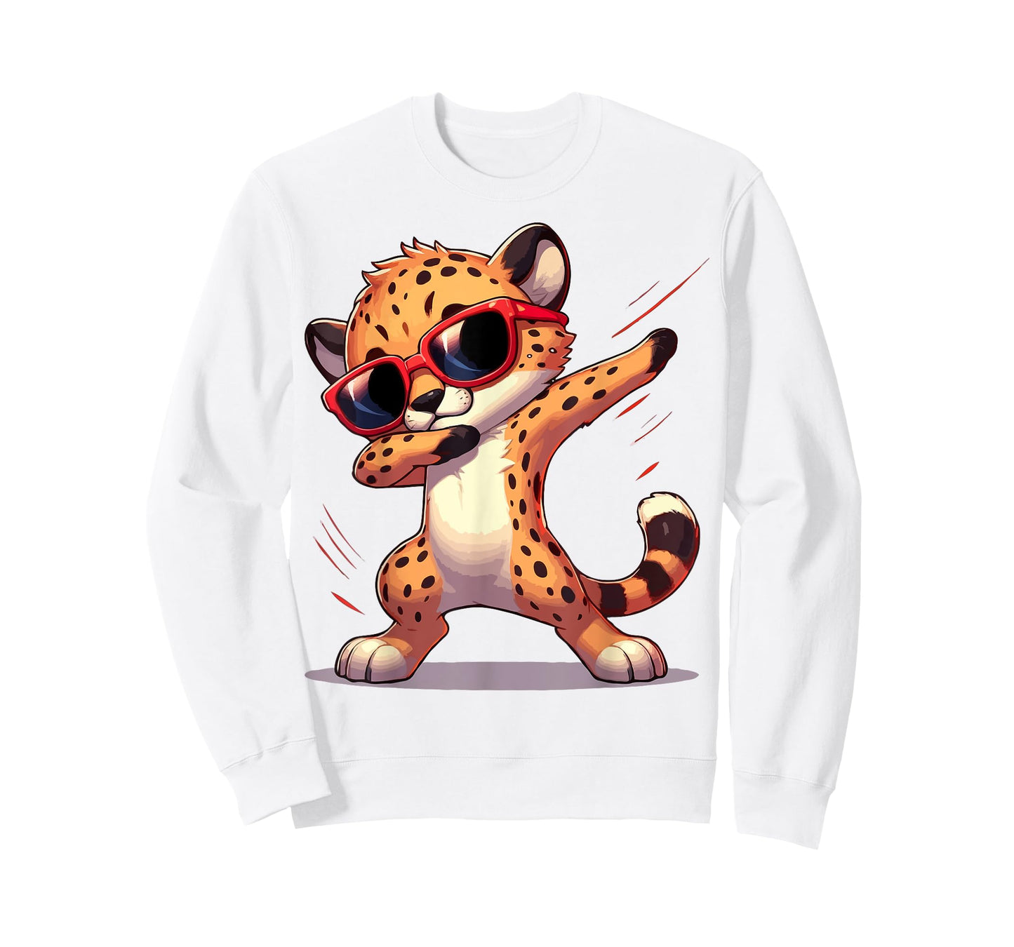 Dabbing Cheetah Sunglasses Cheetah Animal T-Shirt