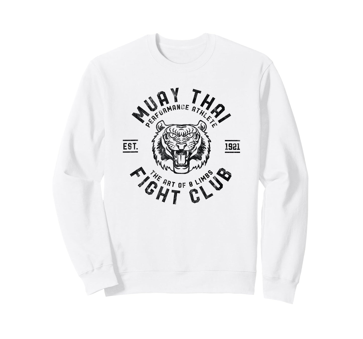 Muay Thai Street Fight Club Mens MMA Tiger Kick Boxing Club T-Shirt