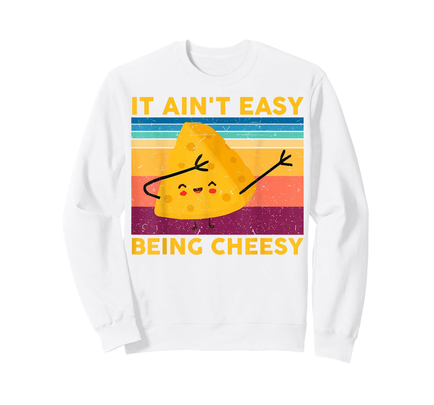 Cheese Shirt it Aint Easy Being Cheesy Funny Kids Boys Men T-Shirt