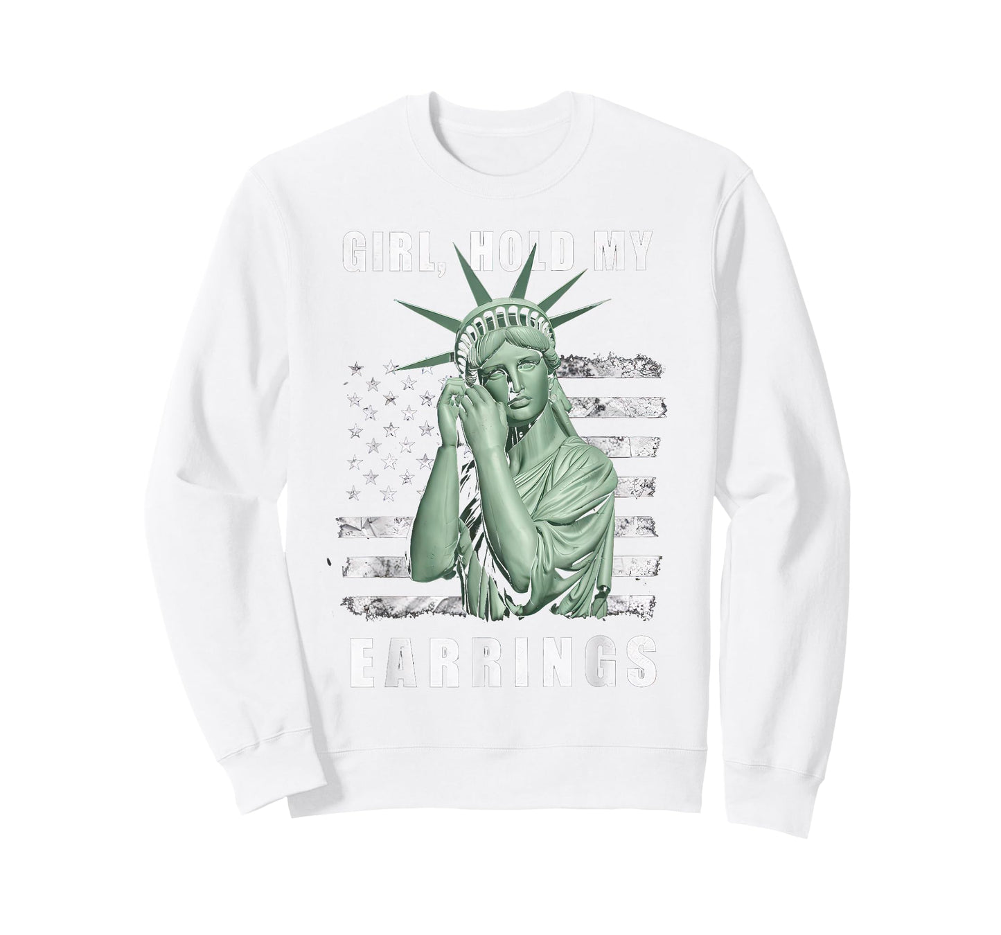 Girl Hold My Earrings shirt Protest Political Activism USA T-Shirt