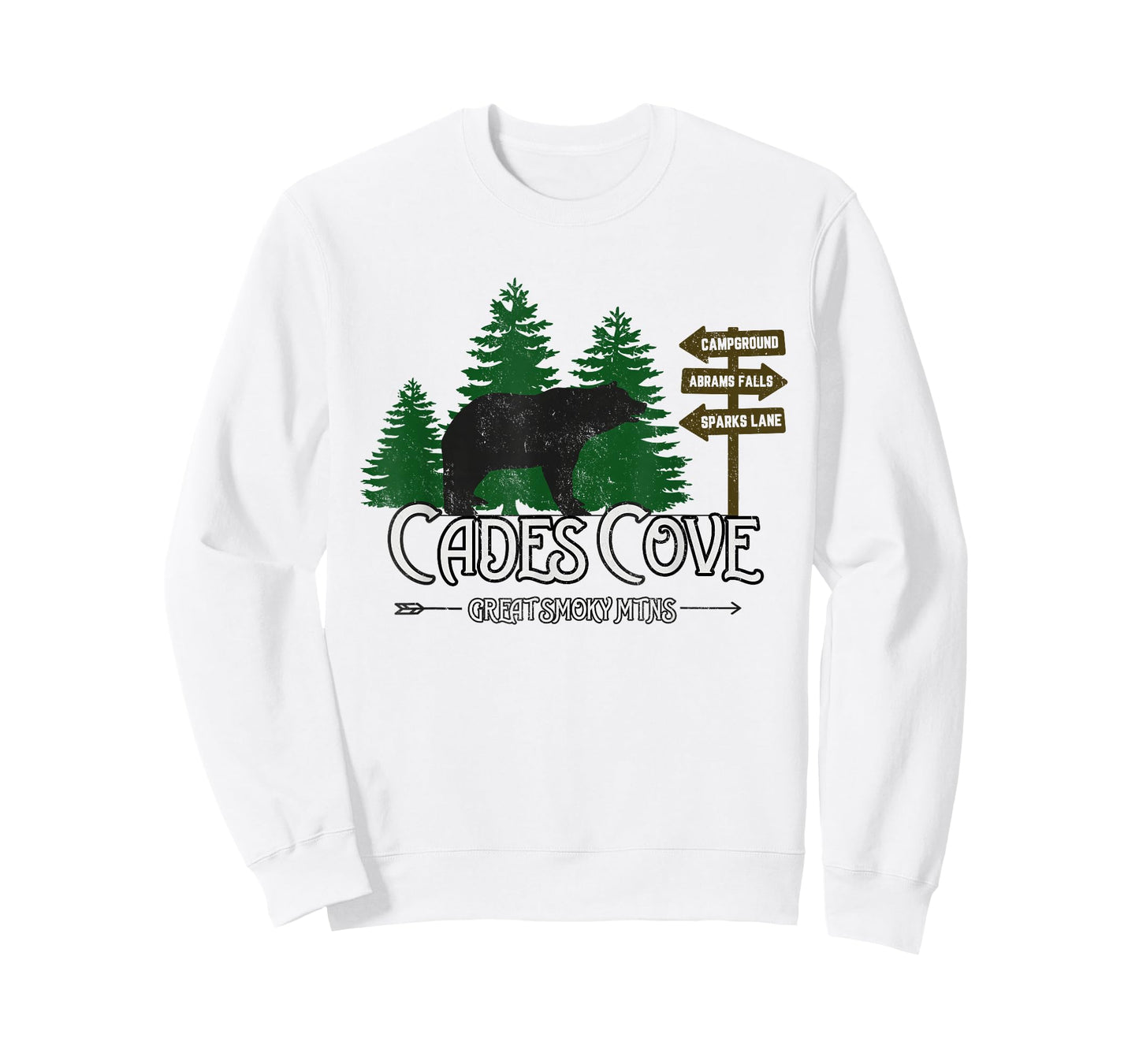 Cades Cove Black Bear Road Sign T-Shirt