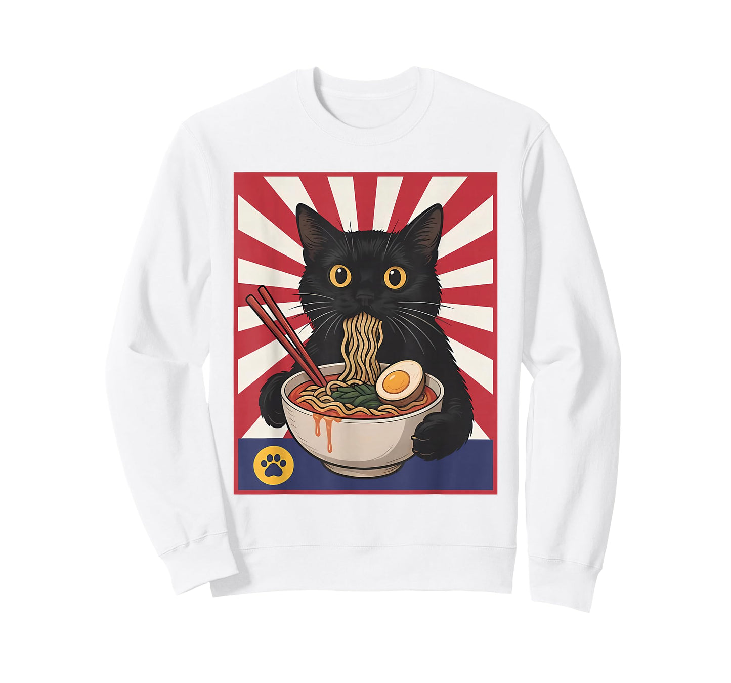 Cat Ramen Japanese Funny Kawaii Cat T-Shirt