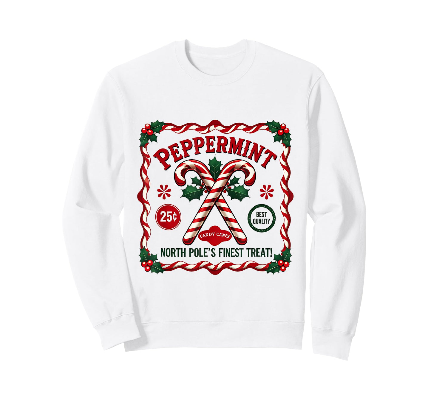 Christmas Old Fashioned Vintage North Pole Candy Company T-Shirt