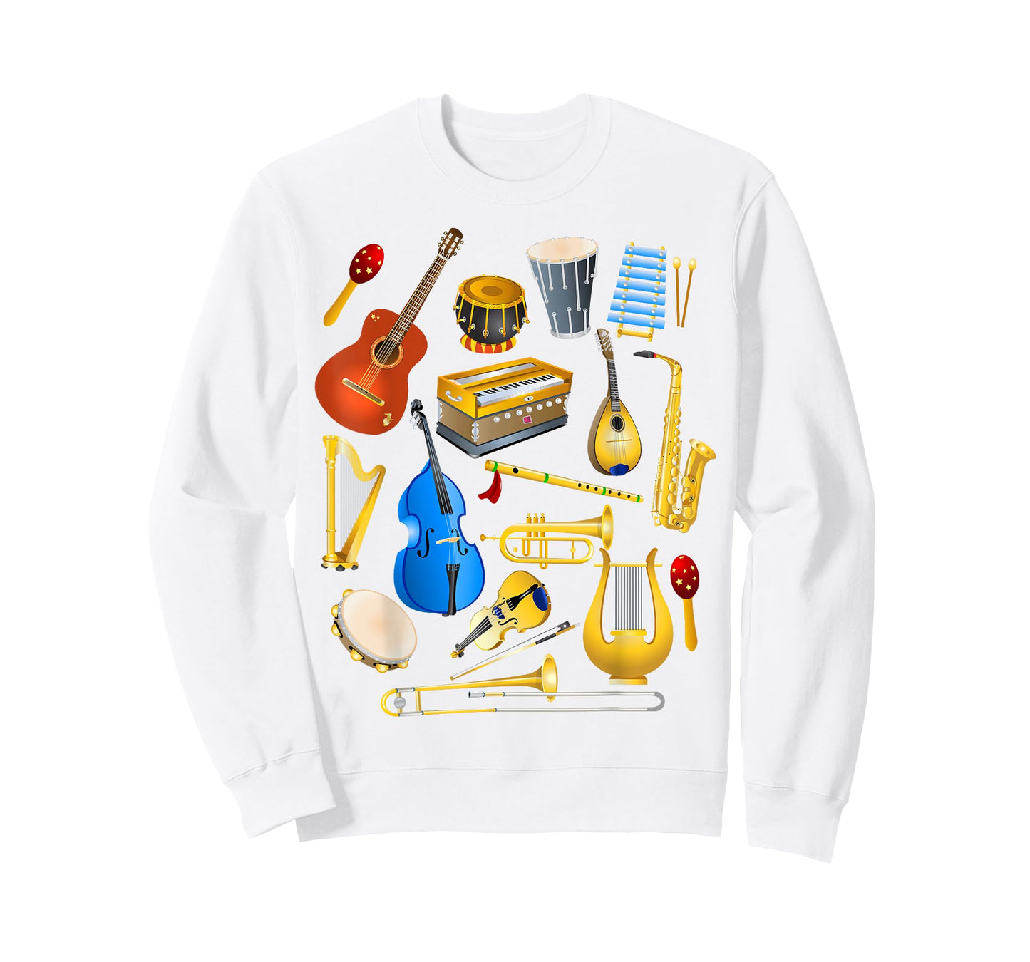 Cute Little Boys Musical Instruments Fans Shirt Funny Gift T-Shirt