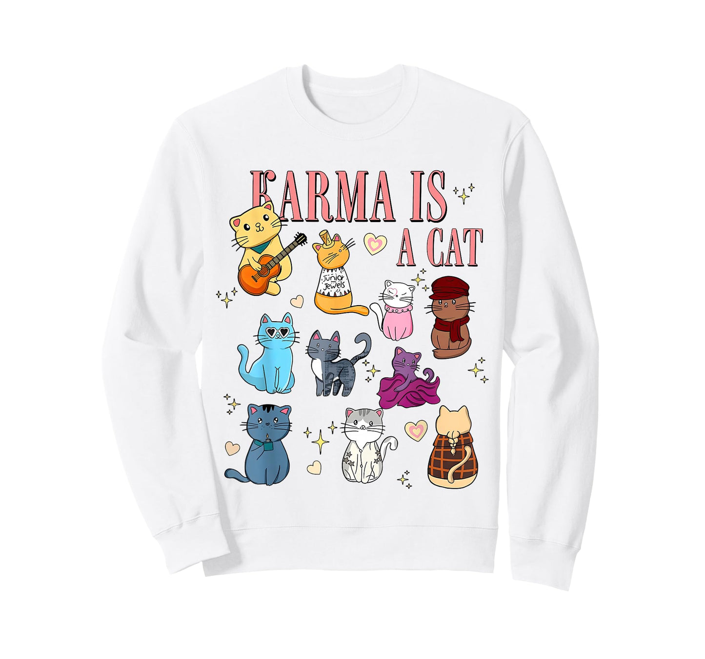 Cute Funny Cat Lover Cat is Karma T-Shirt