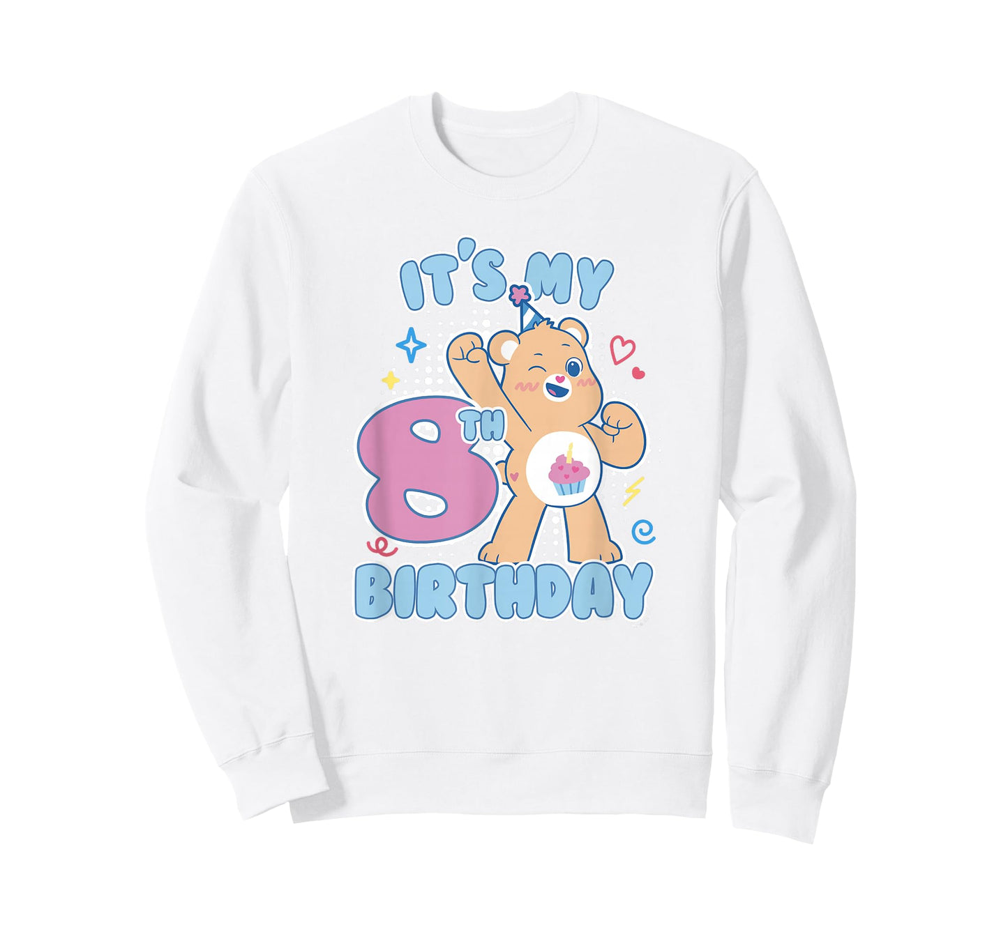 Care Bears Birthday Bear It's My 8th Birthday Celebration T-Shirt