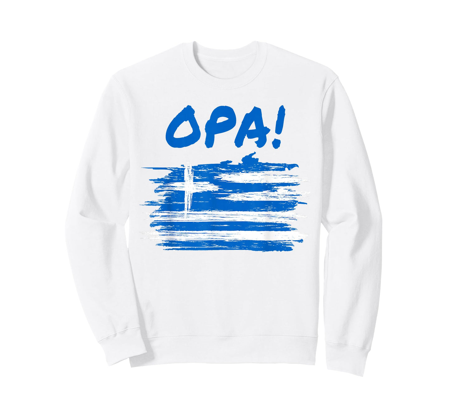 OPA! Funny Traditional Greek Party Quote & Flag of Greece T-Shirt