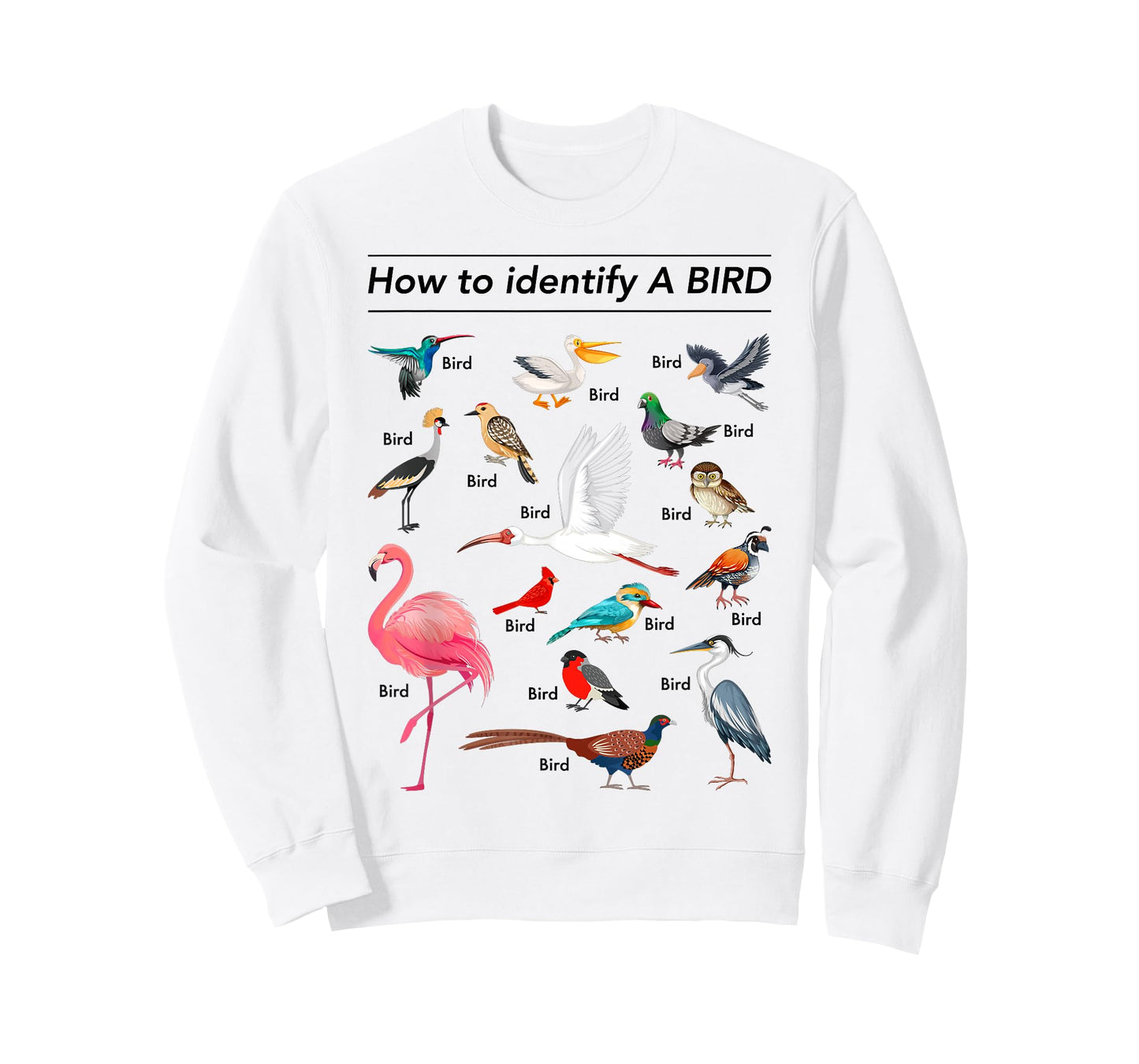 Birdwatcher Lover Funny Birdwatching How To Identify A Bird T-Shirt