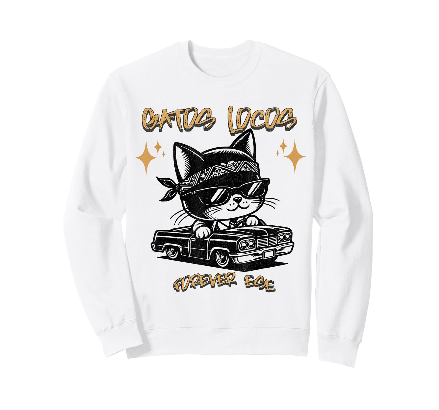 Funny Chola Funny Cholo Funny Lowrider Funny Gatos 90s Style T-Shirt
