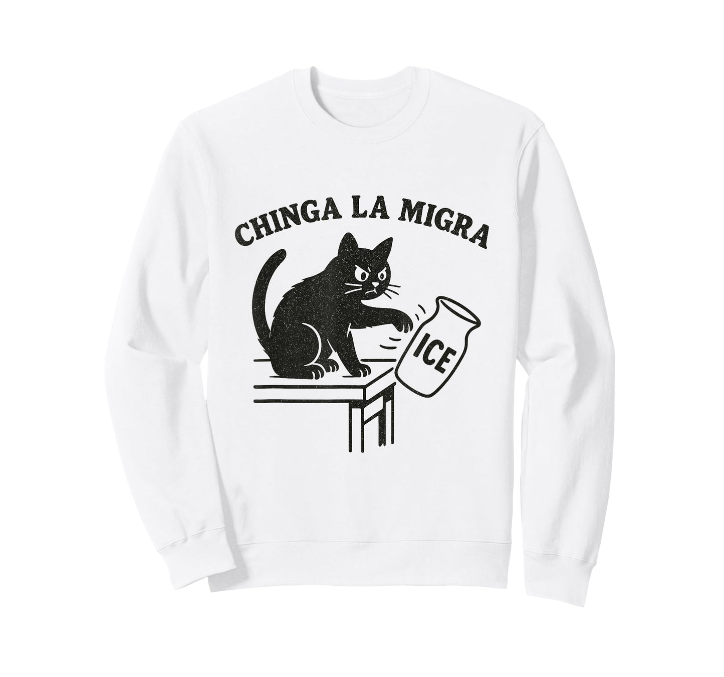 Chinga La Migra Funny Cat T-Shirt