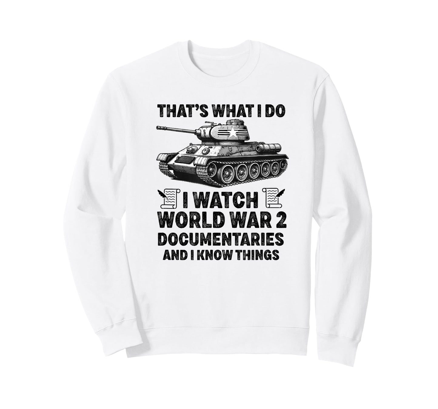 WW2 Enthusiast World War 2 History WWI Documentary Historian T-Shirt