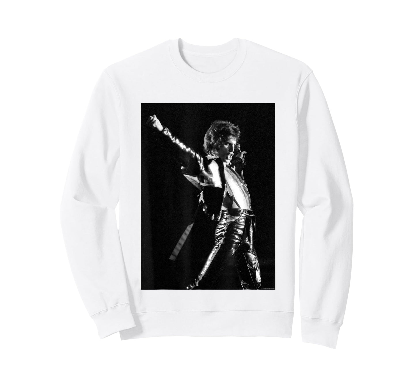 Freddie Mercury Of Queen Live Wembley 1979 By Simon Fowler T-Shirt