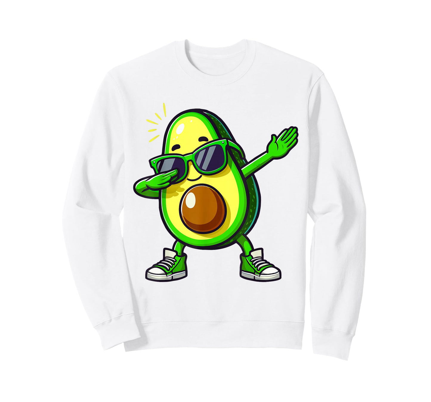 Funny Dabbing Avocado Kids Women Men Avocado T-Shirt