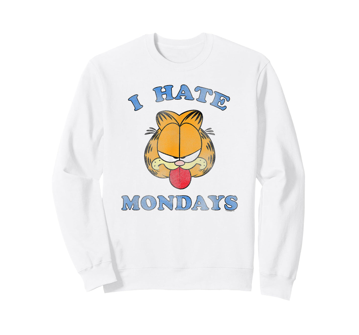 Garfield I Hate Mondays Funny Vintage Cartoon Cat T-Shirt