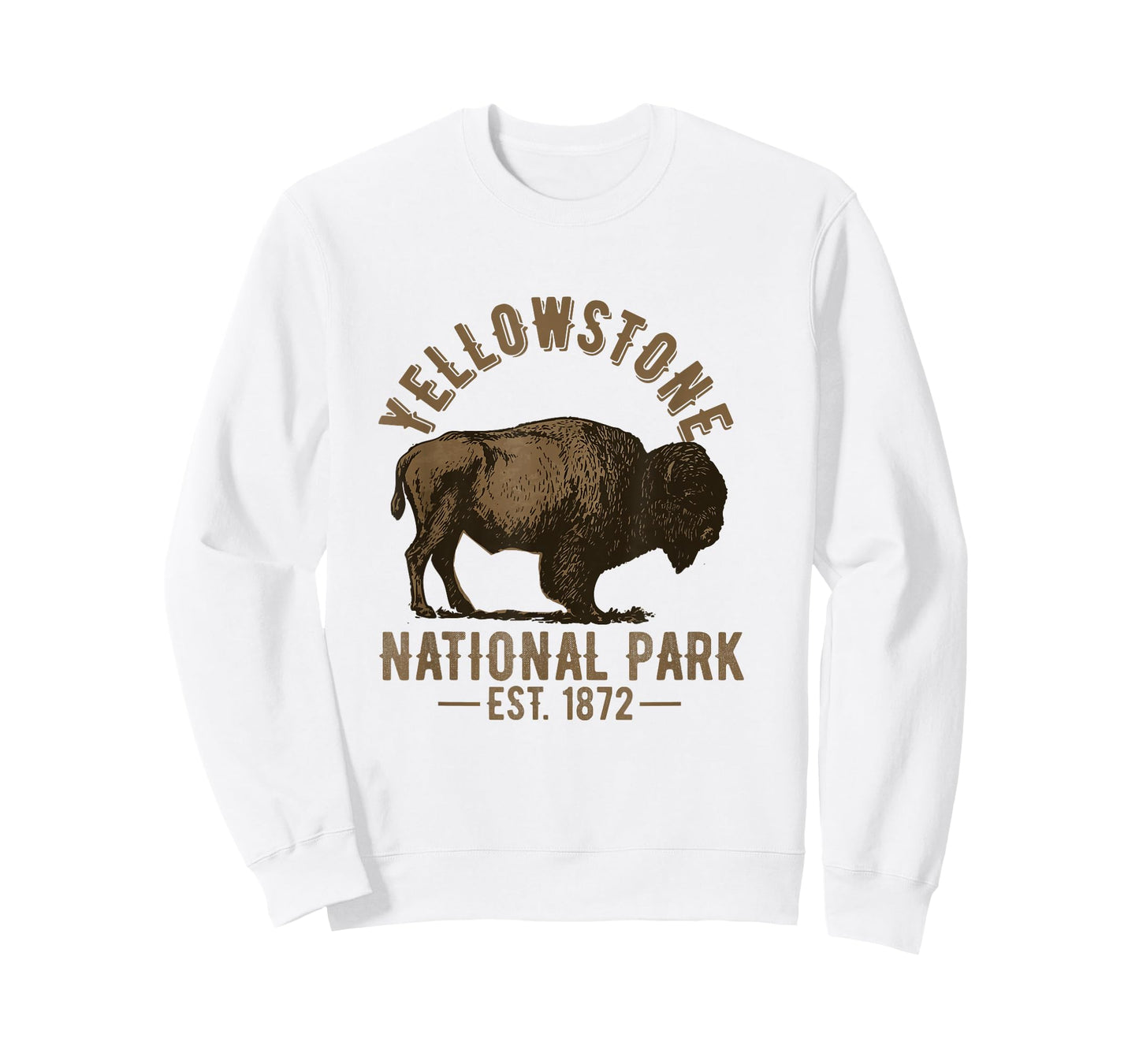 Yellowstone National Park Bison Souvenir Men Women Kids T-Shirt