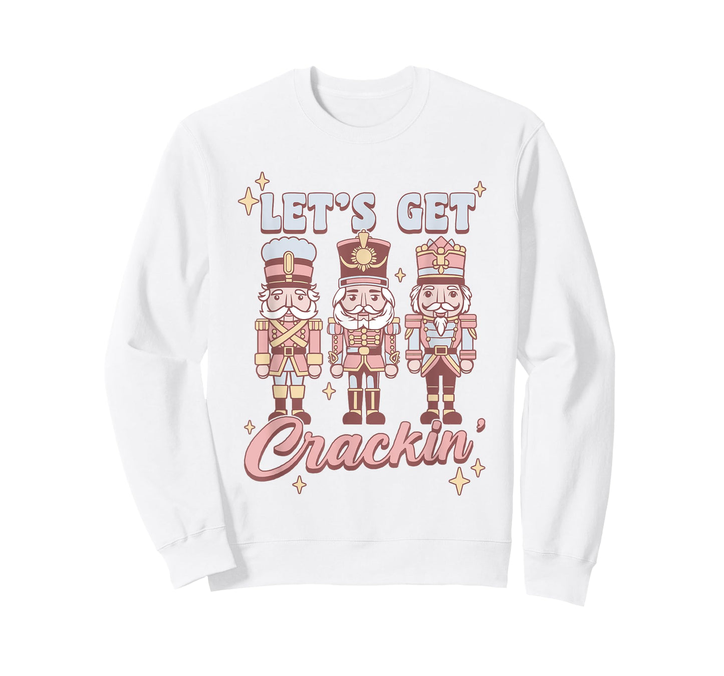 Christmas Nutcracker Figurines Vintage Let's Get Crackin' T-Shirt