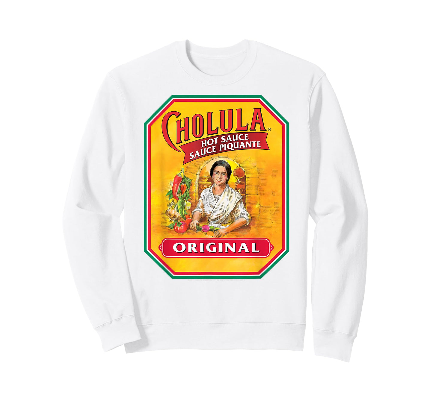 Cholula Hot Sauce Bottle Lable Casual Costume Foodies T-Shirt