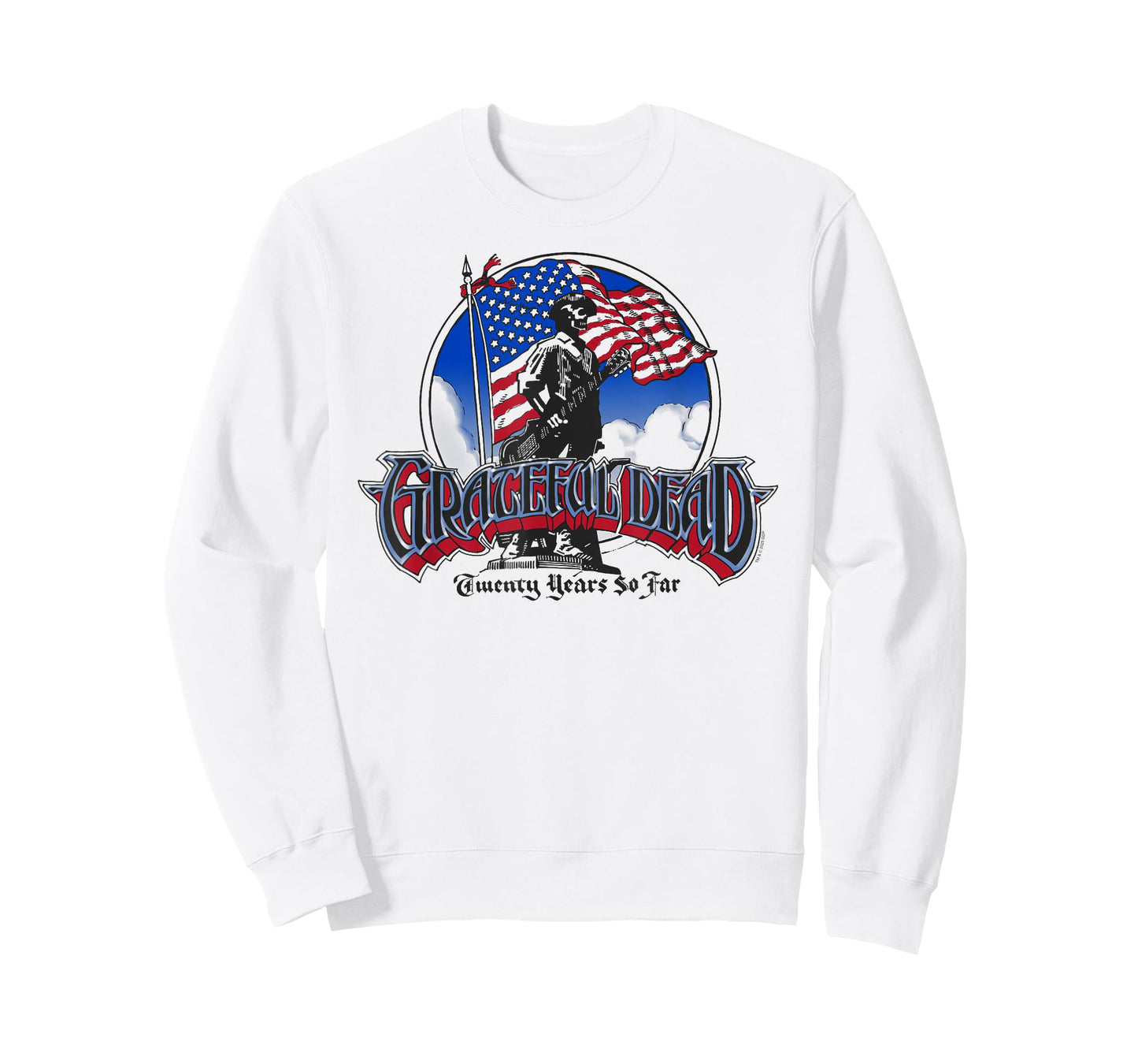 Grateful Dead Twenty Years So Far American Flag Vintage Band T-Shirt