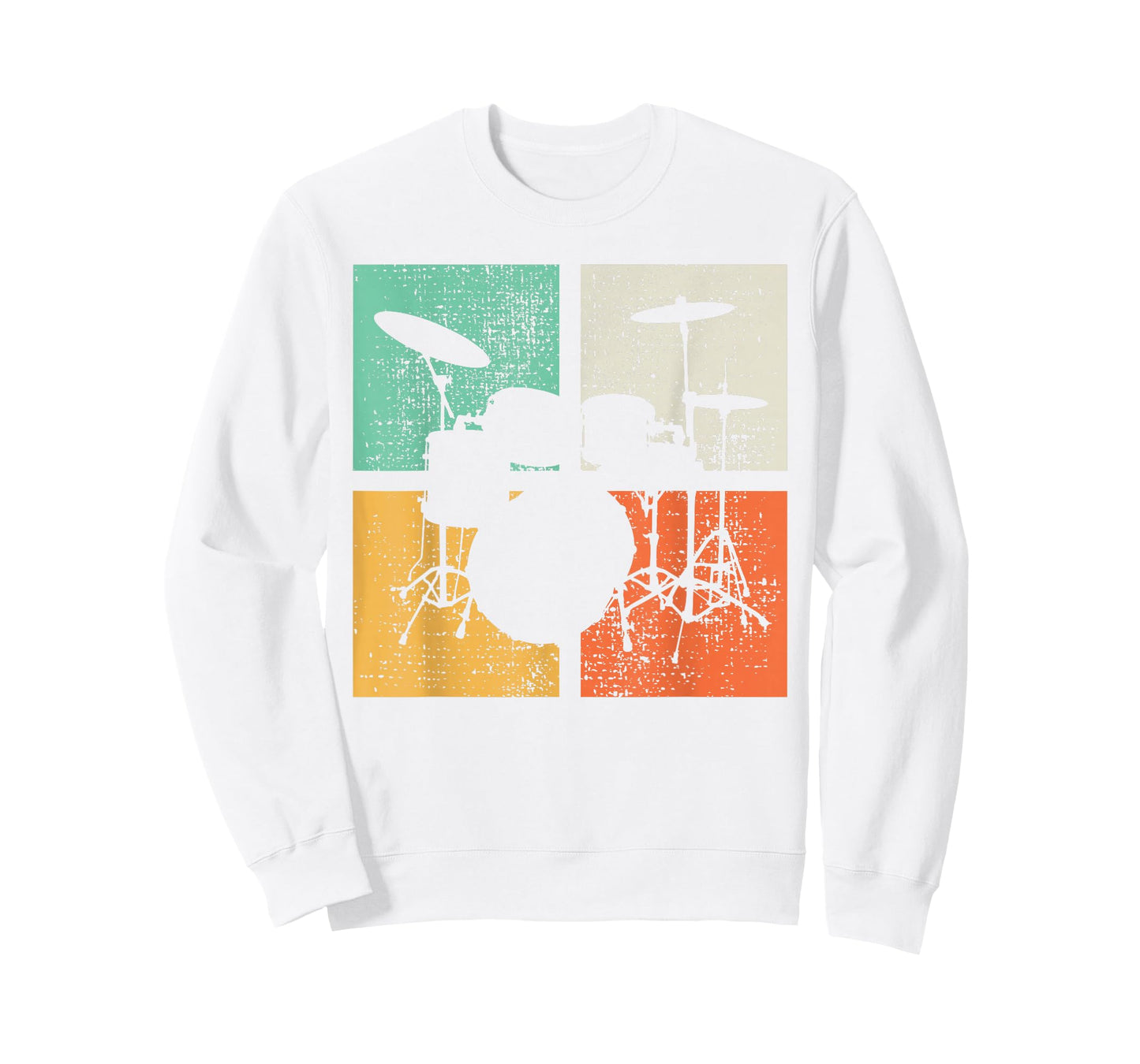 Drums Drummer Vintage Retro Drum Set T-Shirt