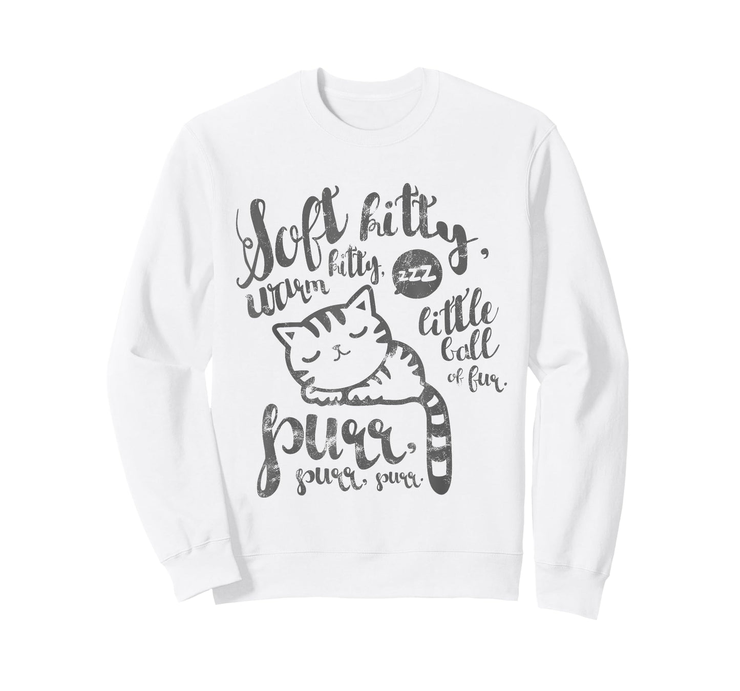 Cute Soft Kitty Warm Kitty Happy Kitty Sleepy Kitty T-Shirt